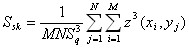Equation - Ssk - Skewness